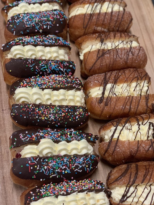 Mini Cream Donuts